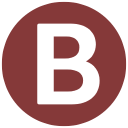 The letter B