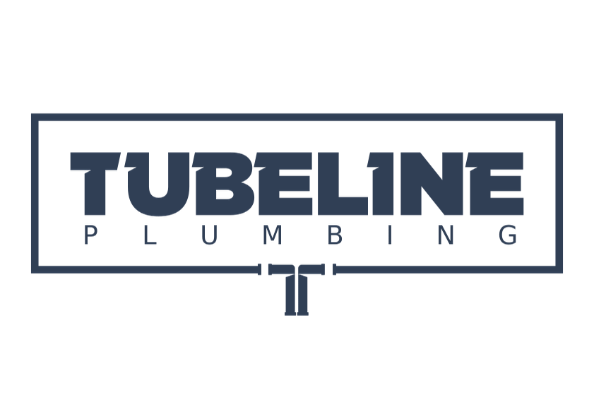 Tubeline Plumbing Logo - Blue-Grey